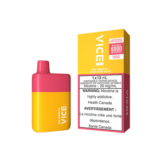 VICE - PINK LEMON ICE - 6000 Puffs Disposable [ONTARIO]