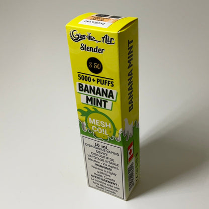 GENIE AIR SLENDER 5000 PUFFS MESH COIL 20 mg Nicotine [ONTARIO]