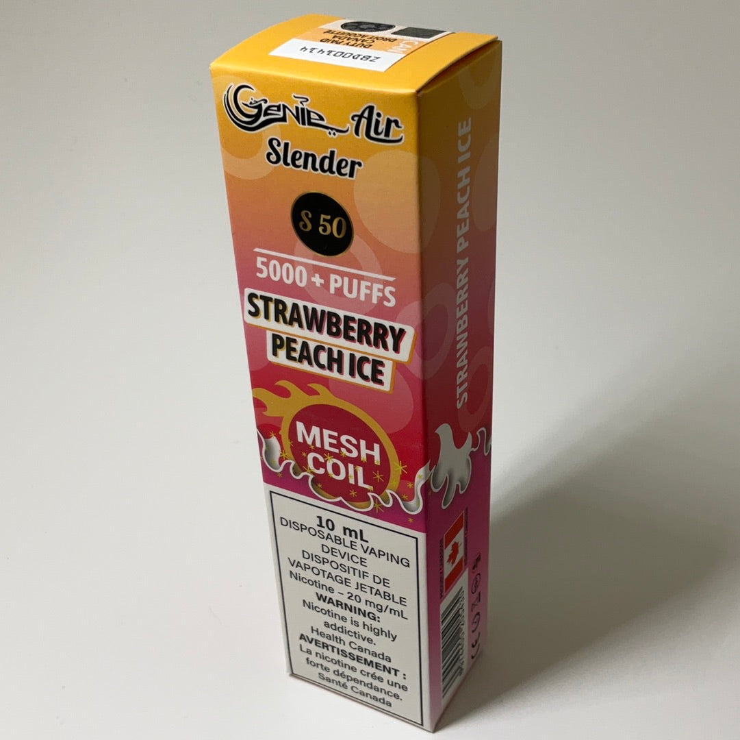 GENIE AIR SLENDER 5000 PUFFS MESH COIL 20 mg Nicotine [ONTARIO]