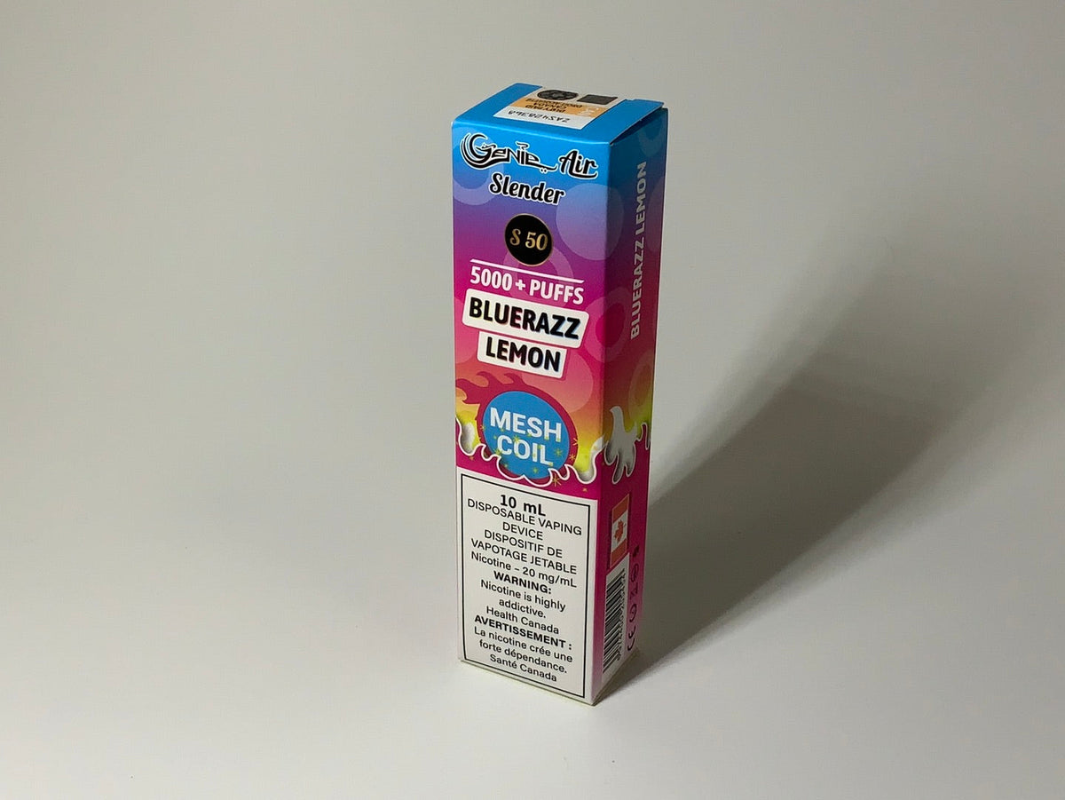 GENIE AIR SLENDER 5000 PUFFS MESH COIL 20 mg Nicotine [ONTARIO]