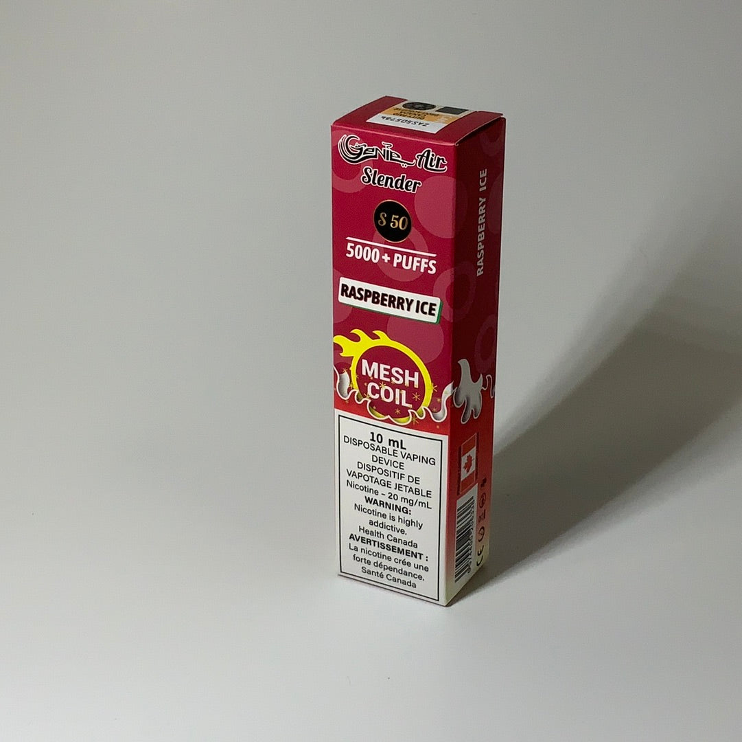 GENIE AIR SLENDER 5000 PUFFS MESH COIL 20 mg Nicotine [ONTARIO]