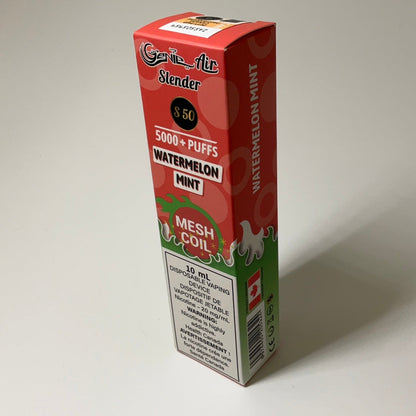 GENIE AIR SLENDER 5000 PUFFS MESH COIL 20 mg Nicotine [ONTARIO]