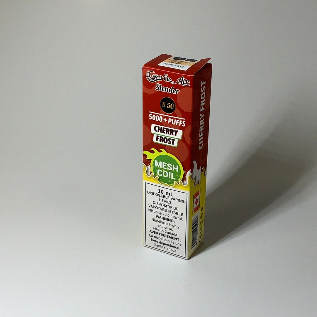 GENIE AIR SLENDER 5000 PUFFS MESH COIL 20 mg Nicotine [ONTARIO]