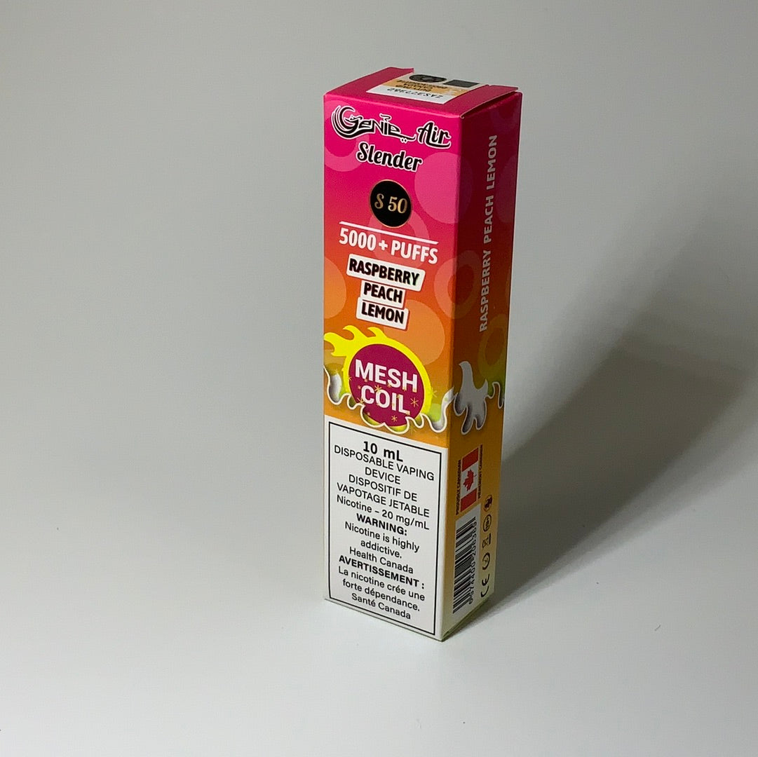 GENIE AIR SLENDER 5000 PUFFS MESH COIL 20 mg Nicotine [ONTARIO]