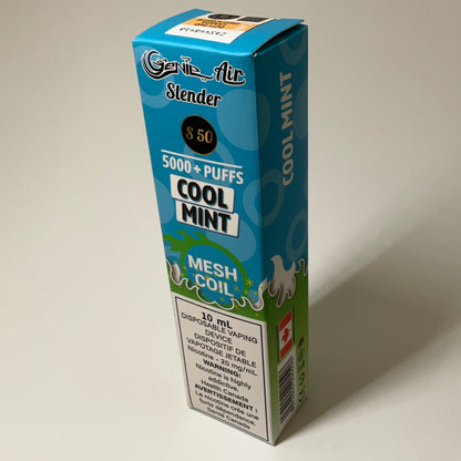 GENIE AIR SLENDER 5000 PUFFS MESH COIL 20 mg Nicotine [ONTARIO]