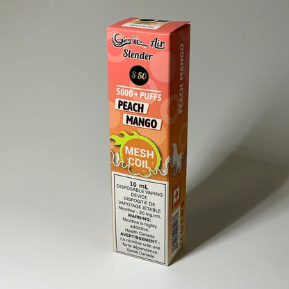 GENIE AIR SLENDER 5000 PUFFS MESH COIL 20 mg Nicotine [ONTARIO]