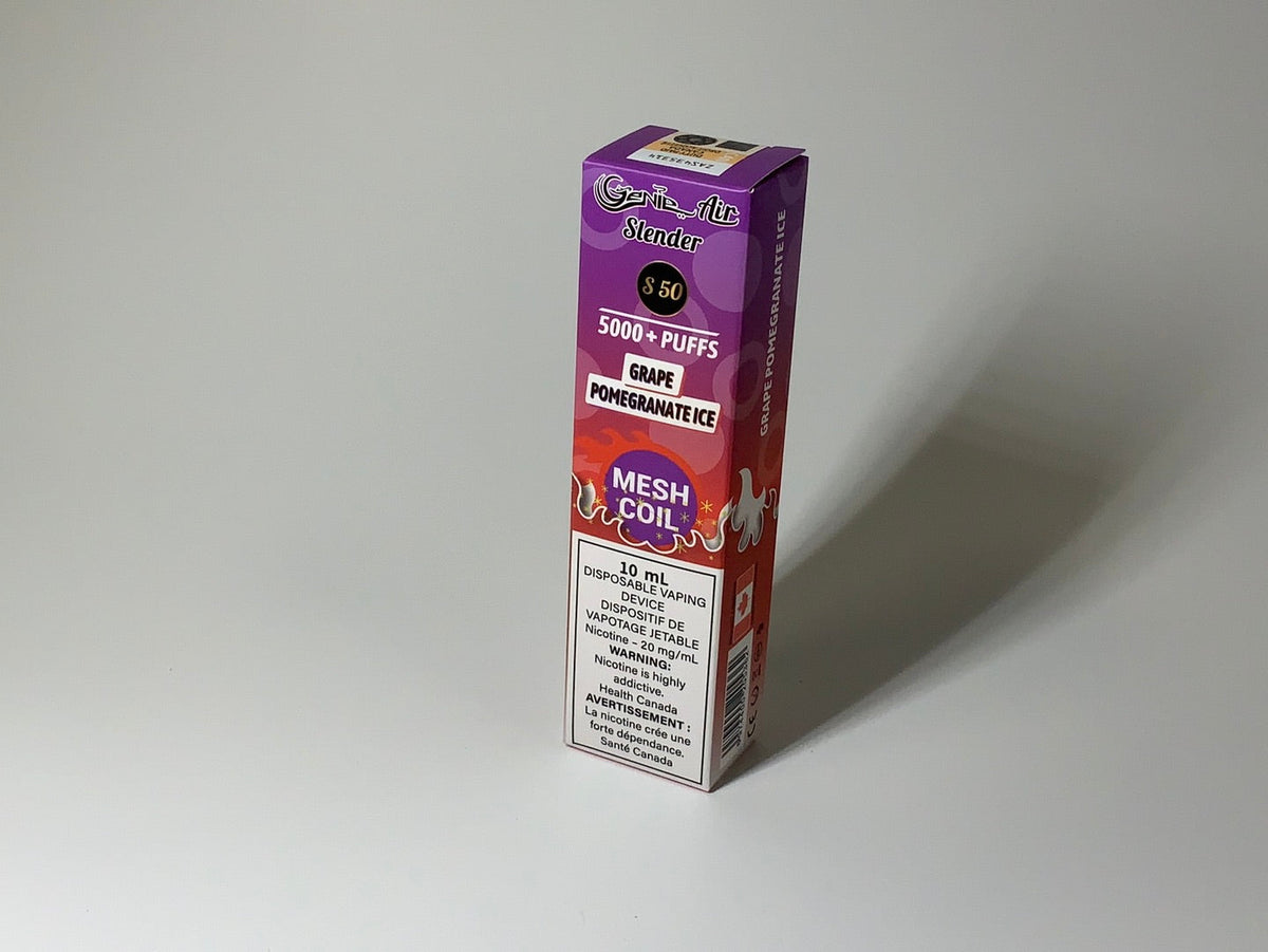 GENIE AIR SLENDER 5000 PUFFS MESH COIL 20 mg Nicotine [ONTARIO]