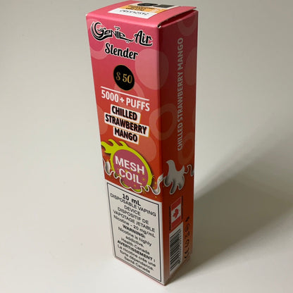 GENIE AIR SLENDER 5000 PUFFS MESH COIL 20 mg Nicotine [ONTARIO]