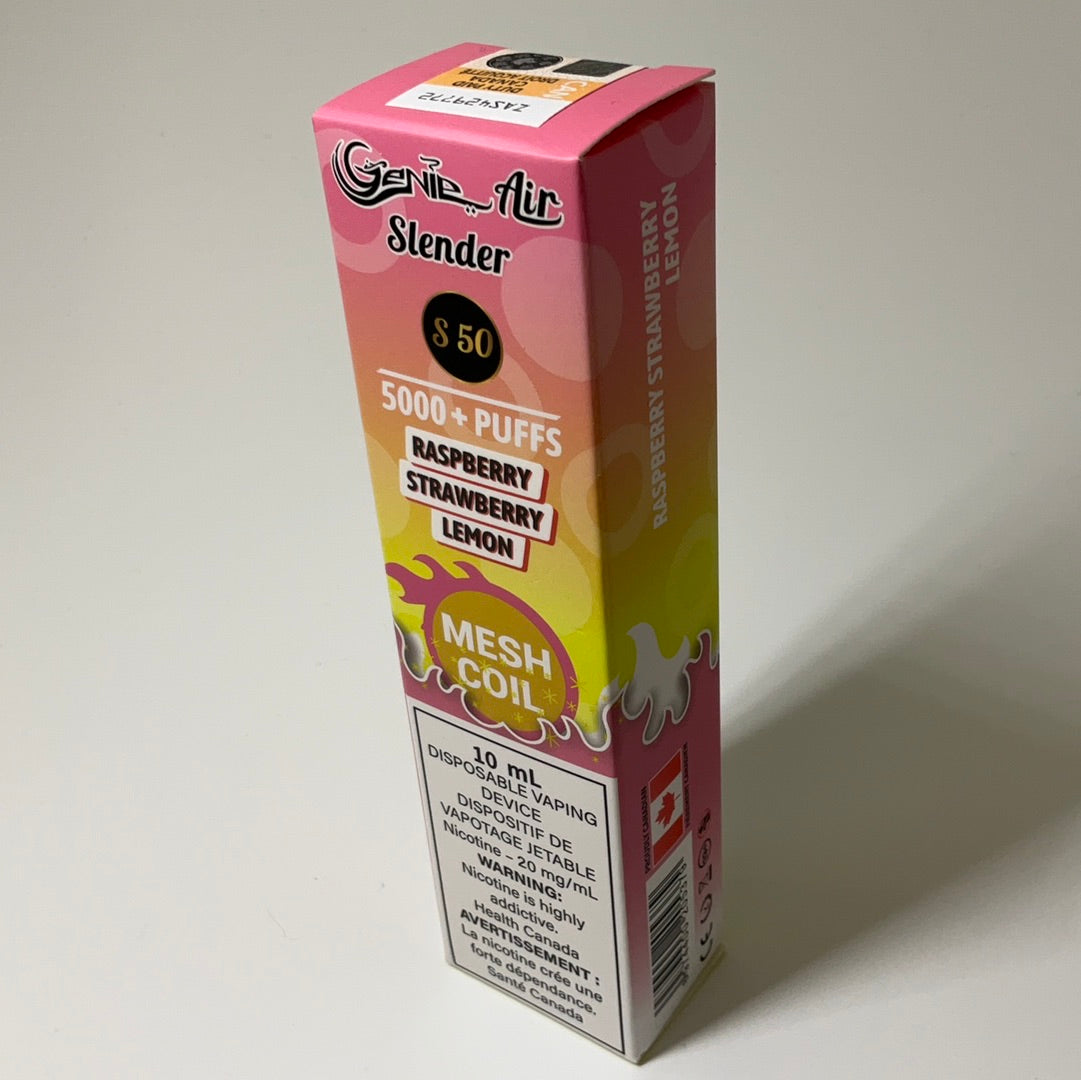 GENIE AIR SLENDER 5000 PUFFS MESH COIL 20 mg Nicotine [ONTARIO]