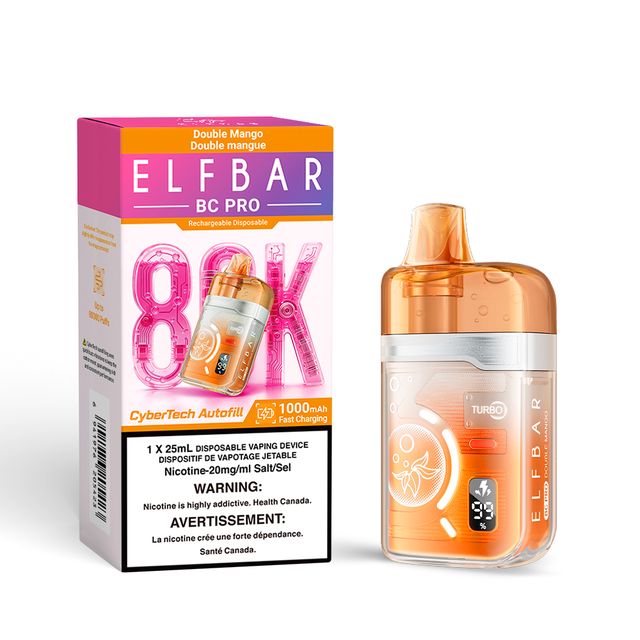 ELF BAR BC PRO DISPOSABLE - 80K - DOUBLE MANGO