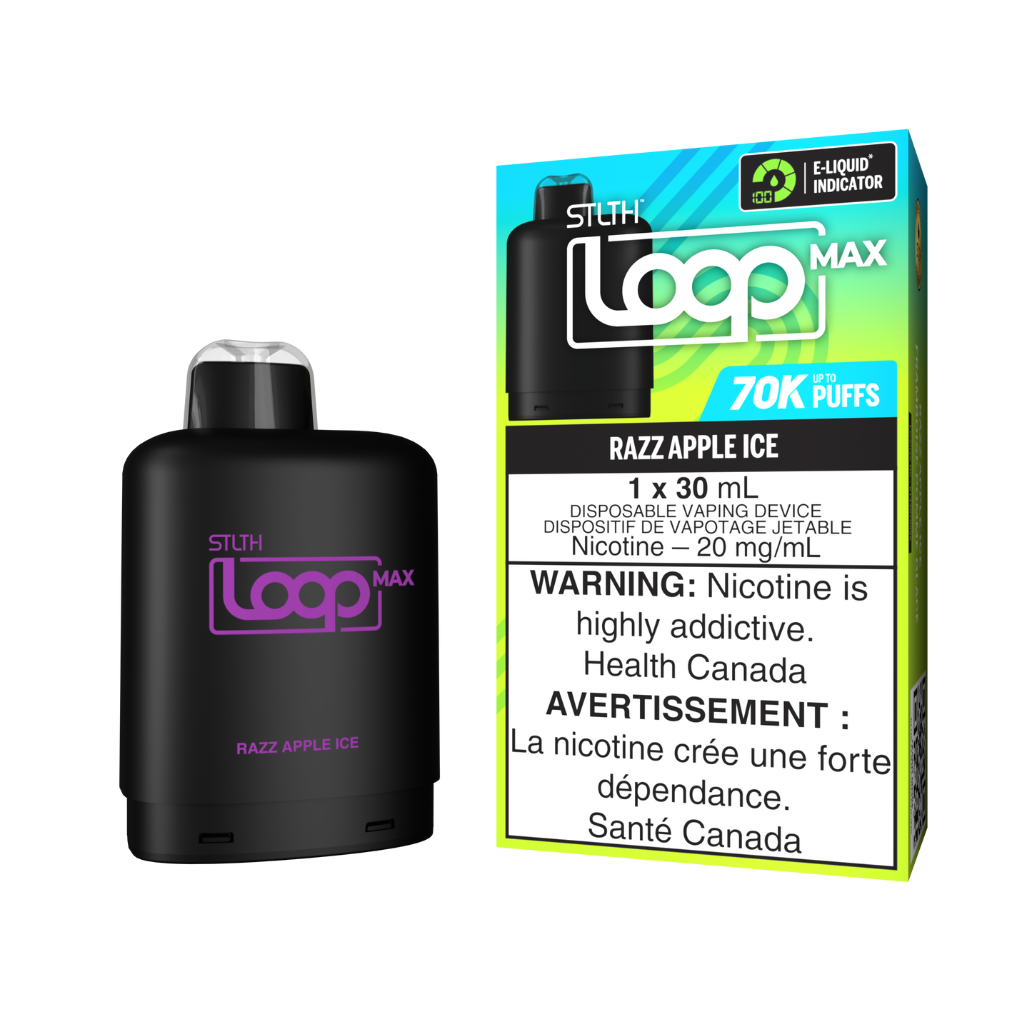 STLTH - LOOP MAX - 70K - POD - RAZZ APPLE ICE
