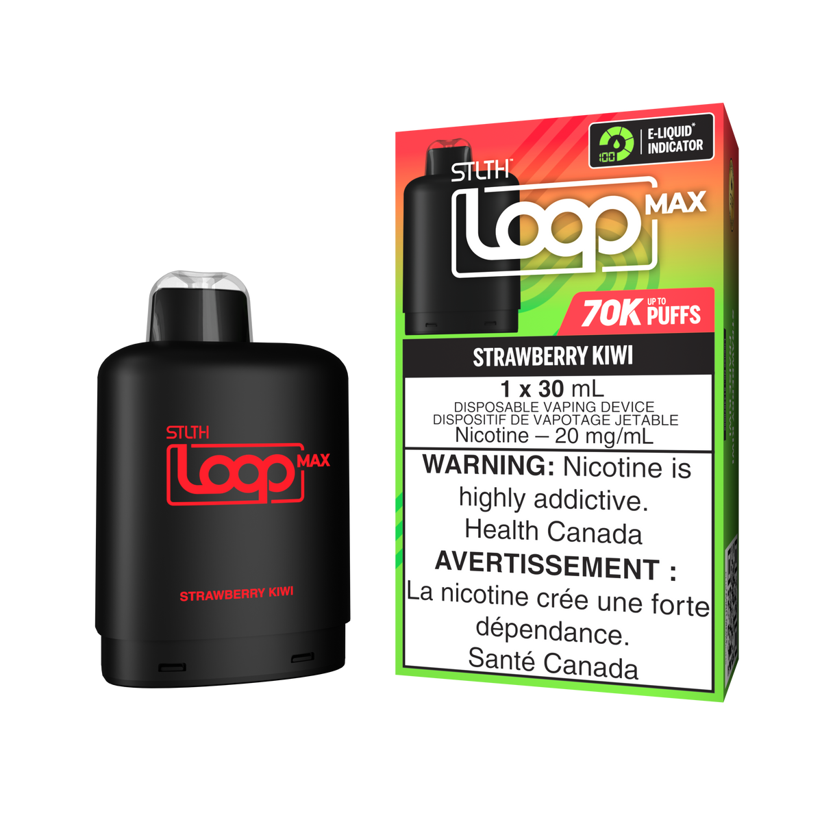 STLTH - LOOP MAX - 70K - POD - STRAWBERRY KIWI