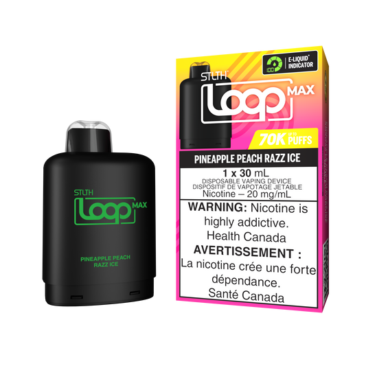 STLTH - LOOP MAX - 70K - POD - PINEAPPLE PEACH RAZZ ICE