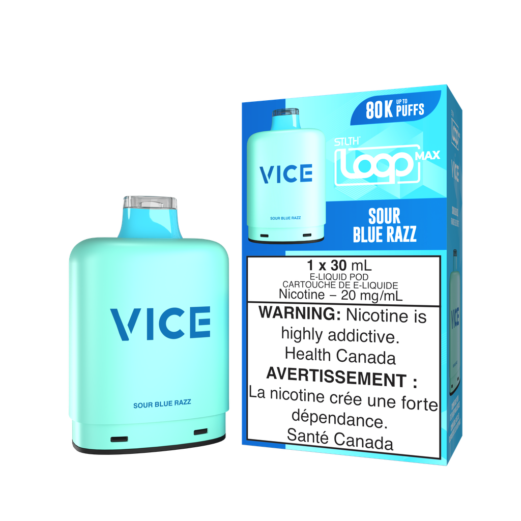 STLTH - LOOP MAX X VICE - 80K - POD - SOUR BLUE RAZZ