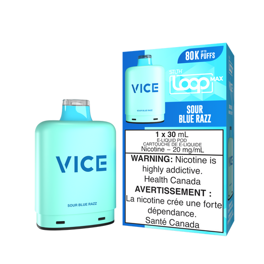 STLTH - LOOP MAX X VICE - 80K - POD - SOUR BLUE RAZZ
