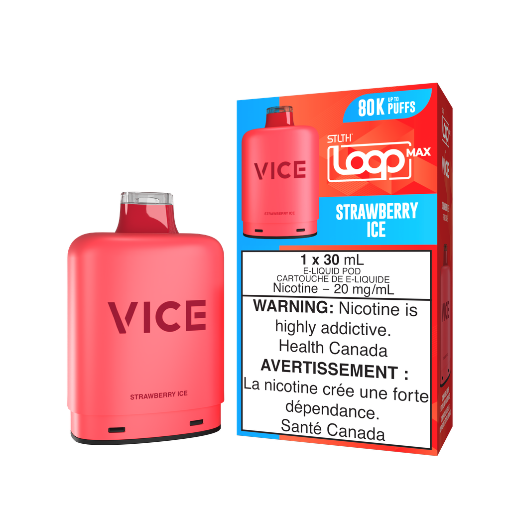 STLTH - LOOP MAX X VICE - 80K - POD - STRAWBERRY ICE