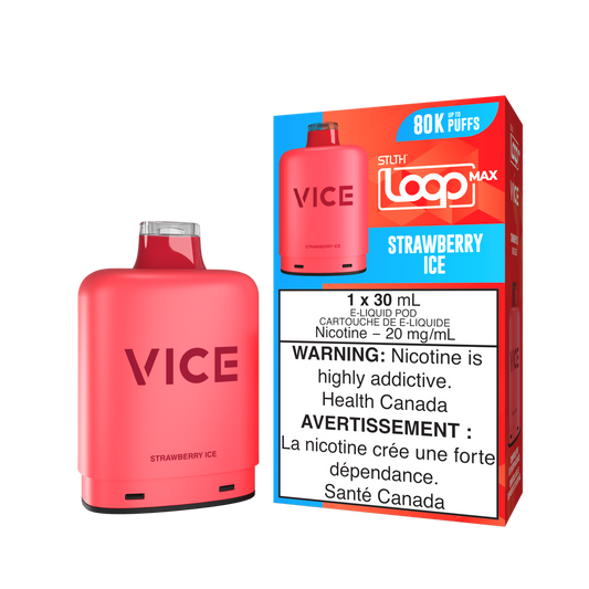 STLTH - LOOP MAX X VICE - 80K - POD - STRAWBERRY ICE