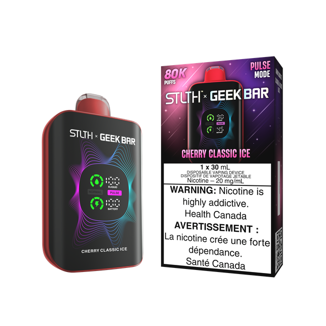 STLTH X GEEK BAR - DISPOSABLE - CHERRY CLASSIC ICE