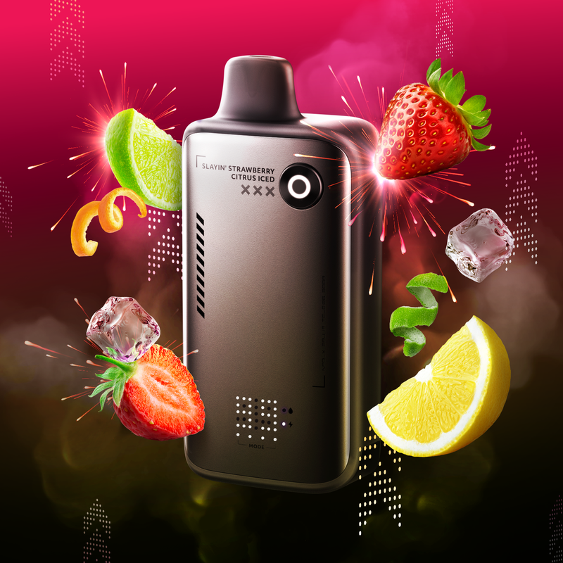 FLAVOUR BEAST ALPHA - 80K - DISPOSABLE - SLAYIN' STRAWBERRY CITRUS ICED