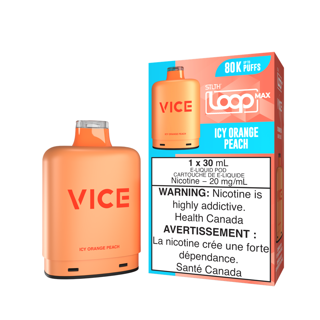 STLTH - LOOP MAX X VICE - 80K - POD - ICY ORANGE PEACH