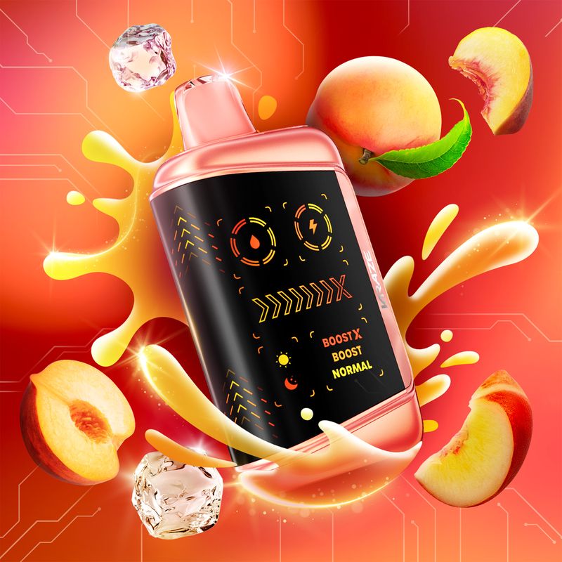 KRAZE MEGA X - DISPOSABLE - 48K - JUICY PEACH ICE