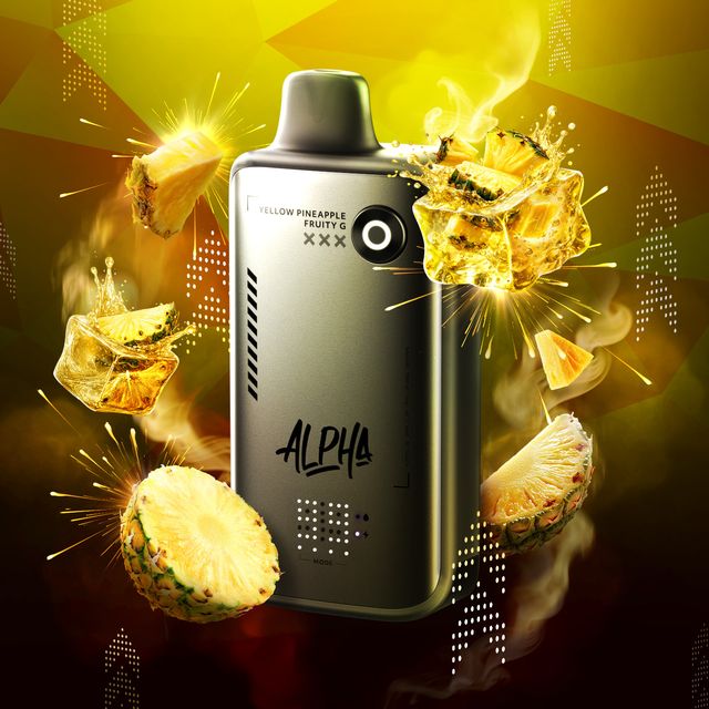 FLAVOUR BEAST ALPHA - 80K - DISPOSABLE - YELLOW PINEAPPLE FRUITY G