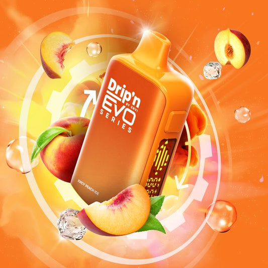 DRIP'N BY ENVI EVO - 63K - DISPOSABLE - JUICY PEACH ICE