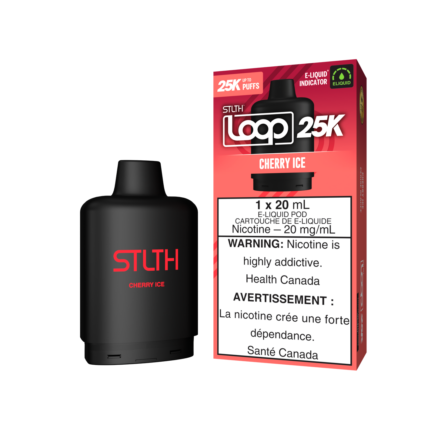 STLTH - LOOP - 25K - POD - CHERRY ICE