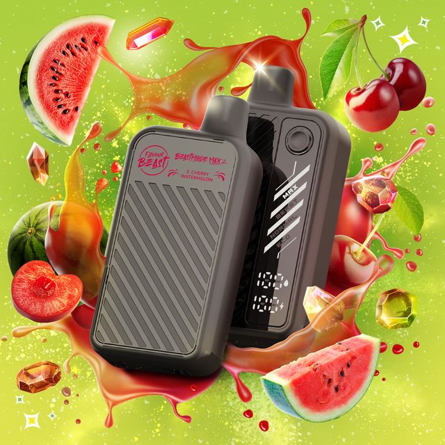 FLAVOUR BEAST BEAST MODE MAX 2 - 50K - DISPOSABLE - SOUR GUSHIN S. CHERRY WATERMELON