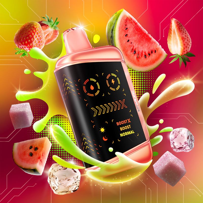 KRAZE MEGA X - DISPOSABLE - 48K - TANGY STRAWBERRY WATERMELON G ICE