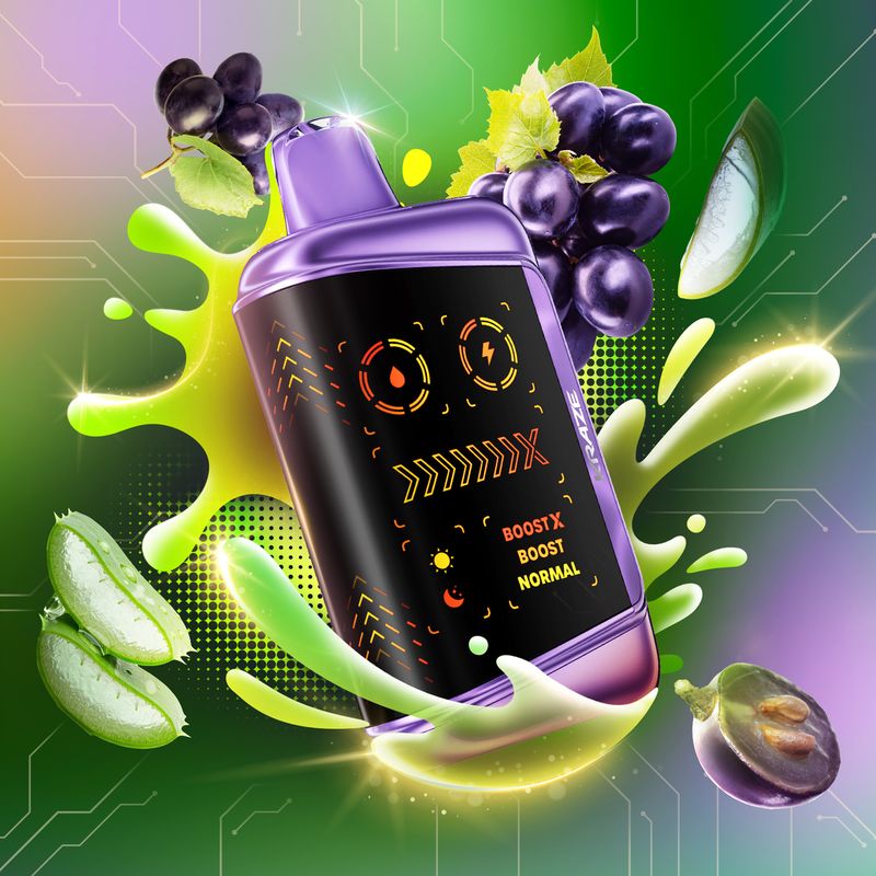 KRAZE MEGA X - DISPOSABLE - 48K - TANGY ALOE GRAPE