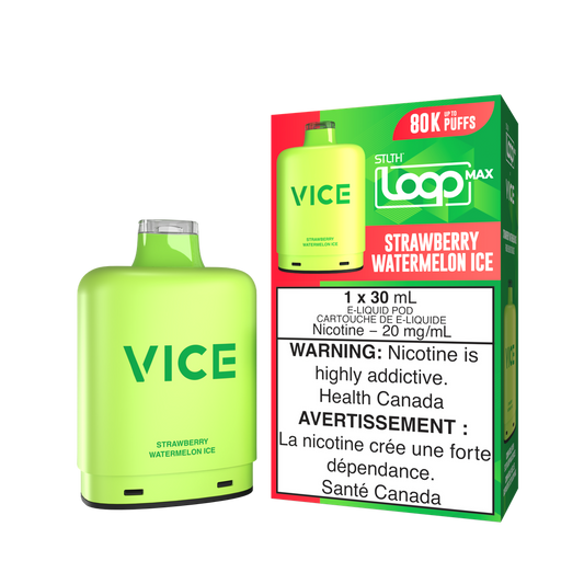 STLTH - LOOP MAX X VICE - 80K - POD - STRAWBERRY WATERMELON ICE