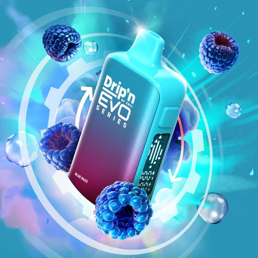 DRIP'N BY ENVI EVO - 63K - DISPOSABLE - BLUE RAZZ