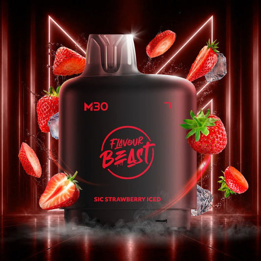 LEVEL X - M SERIES - FLAVOUR BEAST - 30 ML - POD - SIC STRAWBERRY