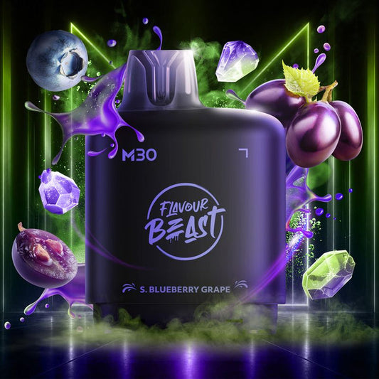LEVEL X - M SERIES - FLAVOUR BEAST - 30 ML - POD - S.G S BLUEBERRY GRAPE