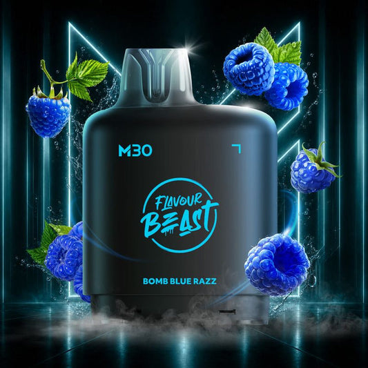 LEVEL X - M SERIES - FLAVOUR BEAST - 30 ML - POD - BOMB BLUE RAZZ