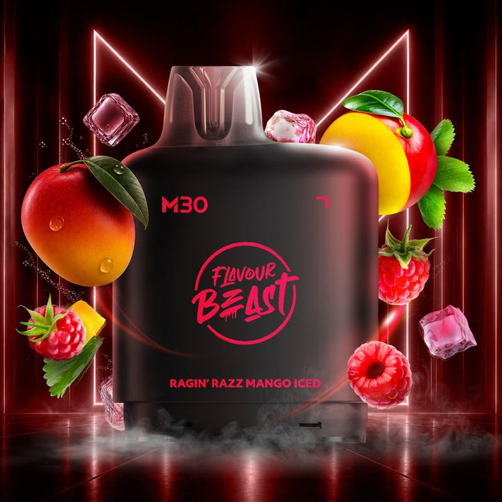 LEVEL X - M SERIES - FLAVOUR BEAST - 30 ML - POD - RAGIN RAZZ MANGO