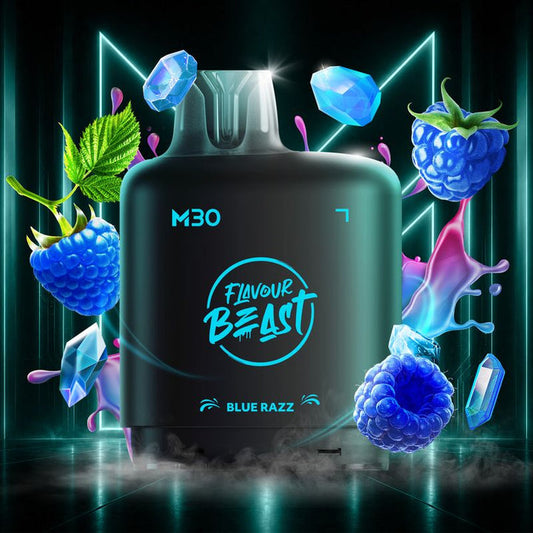 LEVEL X - M SERIES - FLAVOUR BEAST - 30 ML - POD - GUSHIN BLUE RAZZ