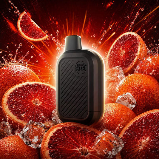 FLAVOUR BEAST SIX - 24K - DISPOSABLE - BANGIN' BLOOD ORANGE ICED