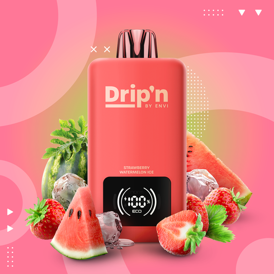 DRIP'N BY ENVI - 70K - DISPOSABLE - STRAWBERRY WATERMELON ICE