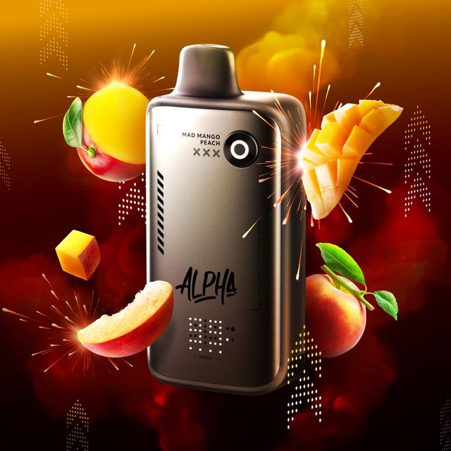 FLAVOUR BEAST ALPHA - 80K - DISPOSABLE - MAD MANGO PEACH