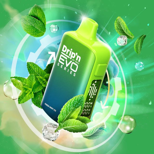 DRIP'N BY ENVI EVO - 63K - DISPOSABLE - FRESH MINT ICE