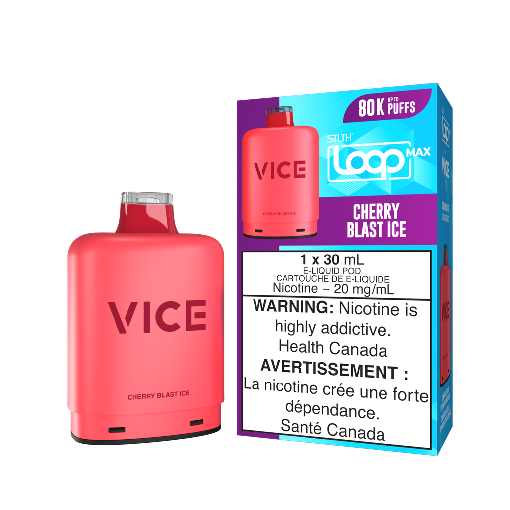STLTH - LOOP MAX X VICE - 80K - POD - CHERRY BLAST ICE