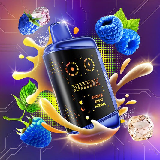 KRAZE MEGA X - DISPOSABLE - 48K - TANGY BLUE RAZZ ICE