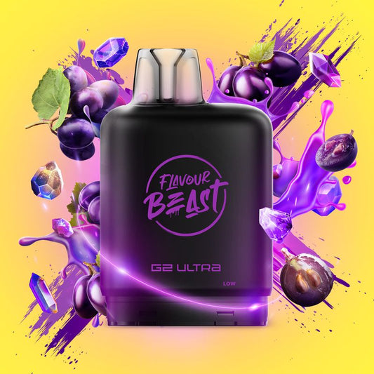 LEVEL X - FLAVOUR BEAST GUSHIN G2 ULTRA POD - GUSHIN GRAPE