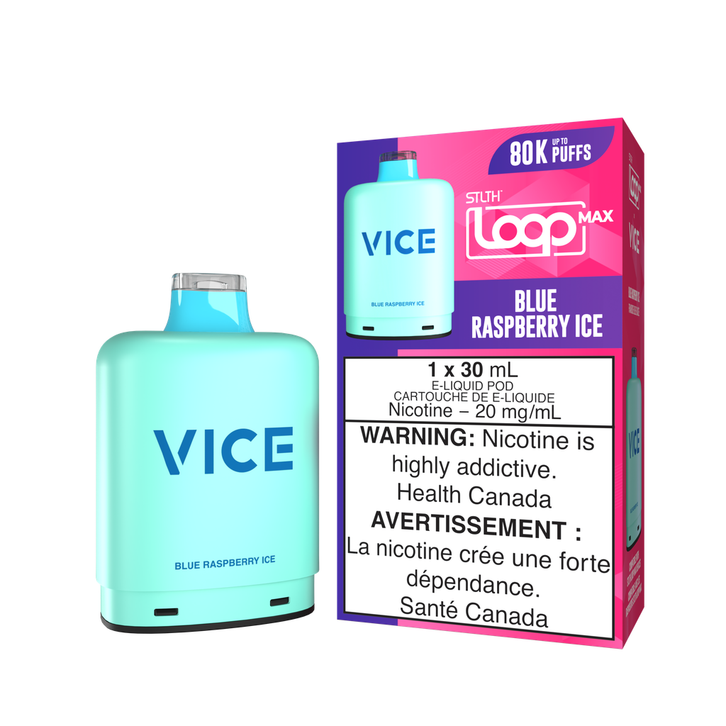 STLTH - LOOP MAX X VICE - 80K - POD - BLUE RASPBERRY ICE