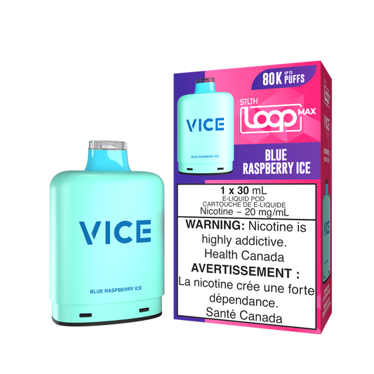 STLTH - LOOP MAX X VICE - 80K - POD - BLUE RASPBERRY ICE