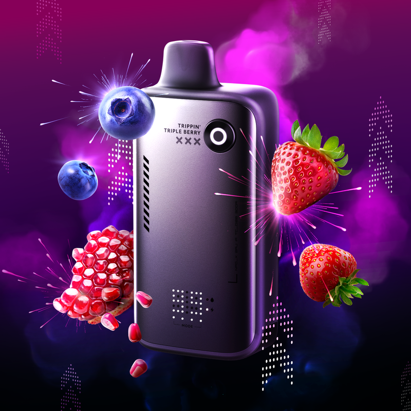 FLAVOUR BEAST ALPHA - 80K - DISPOSABLE - TRIPPIN' TRIPLE BERRY