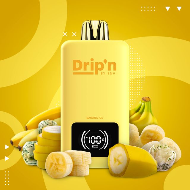 DRIP'N BY ENVI - 70K - DISPOSABLE - BANANA ICE