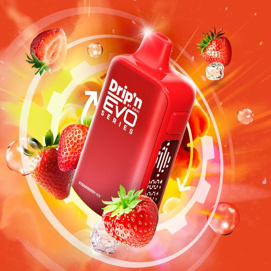 DRIP'N BY ENVI EVO - 63K - DISPOSABLE - STRAWBERRY ICE